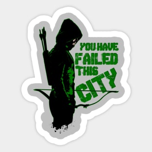 Green VIgilante Sticker